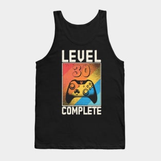 30 Years Gamer Level 30 Complete Tank Top